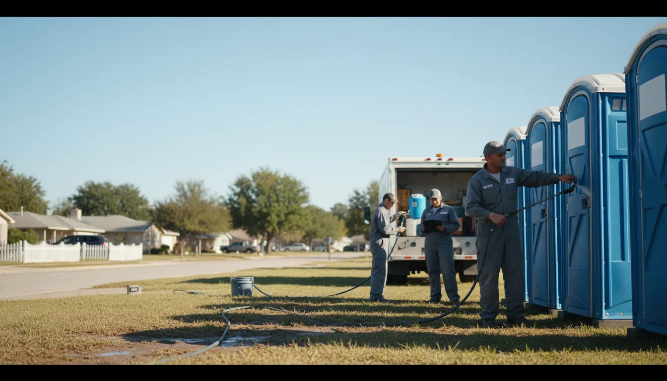 Long-Term Portable Toilet Rental in Huntsville, AR near me